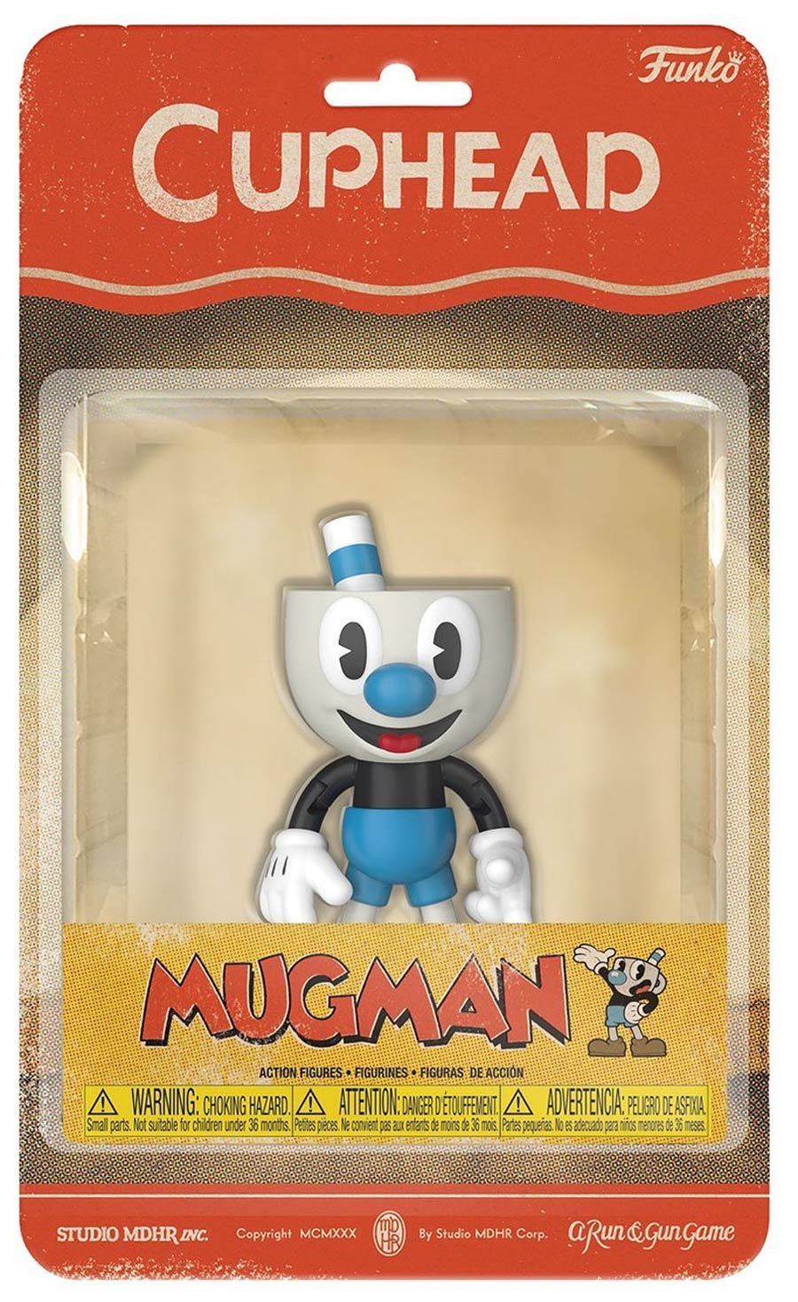 Cuphead Mugman Action Figure