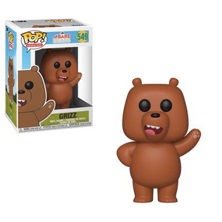 POP Animation 549 We Bare Bears Grizz Vinyl Figure