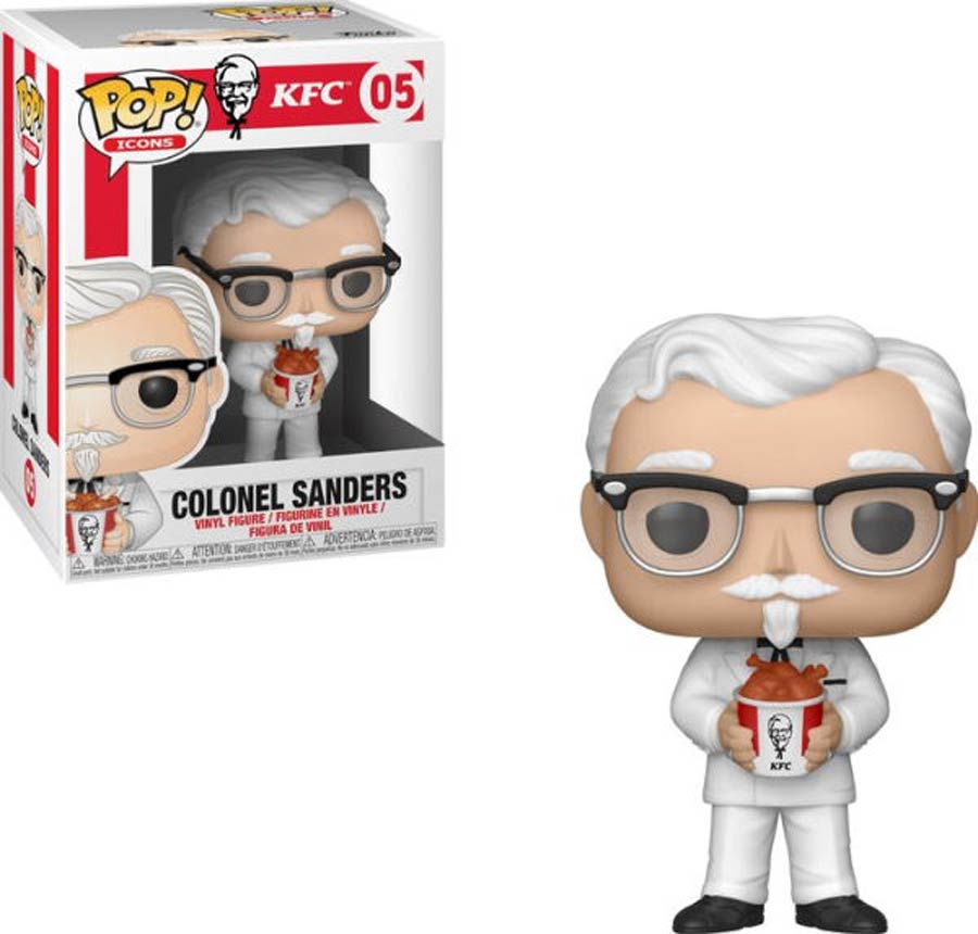 POP Icons 05 KFC Colonel Sanders Vinyl Figure