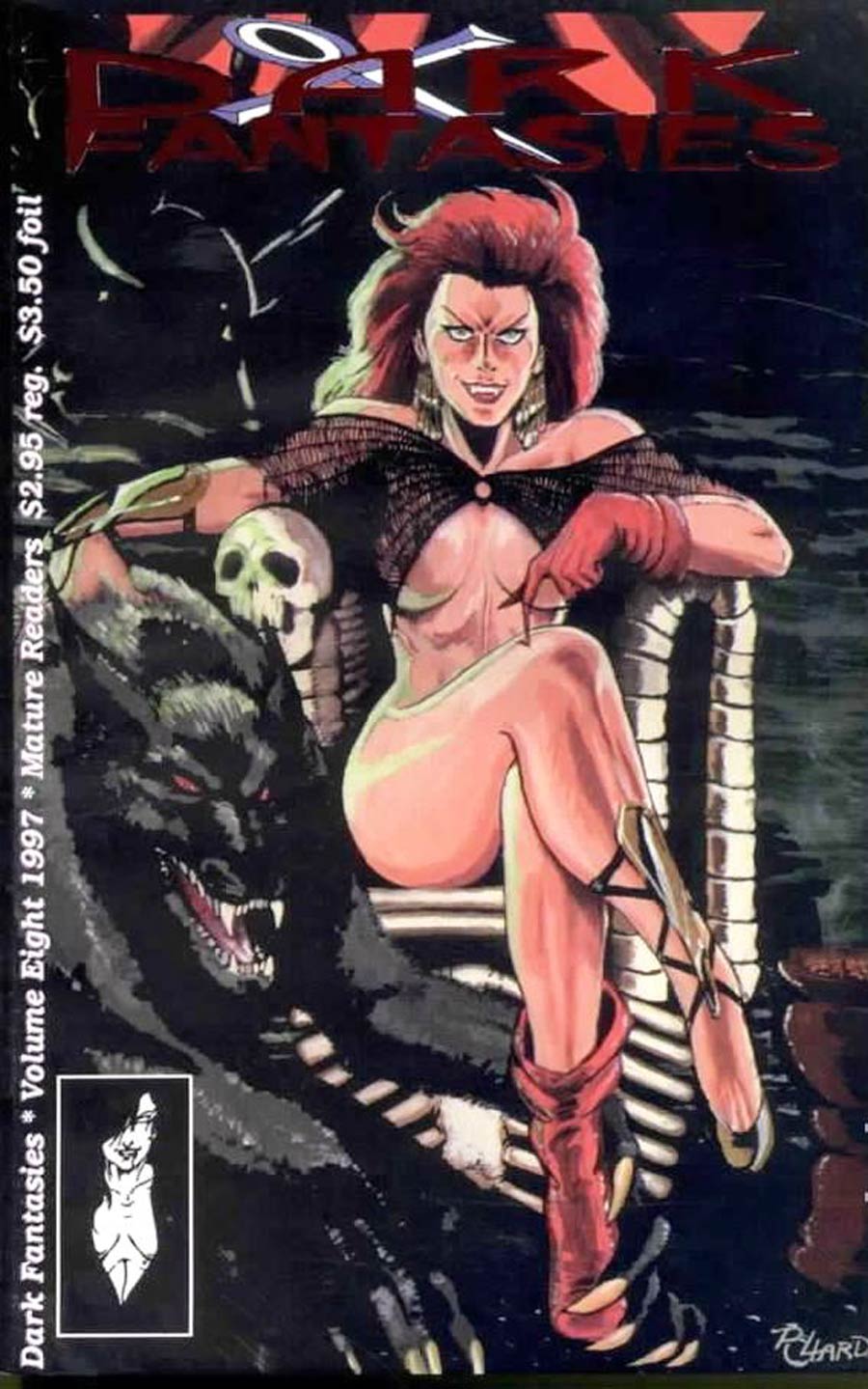 Dark Fantasies #8 Cover B Red Foil Cover