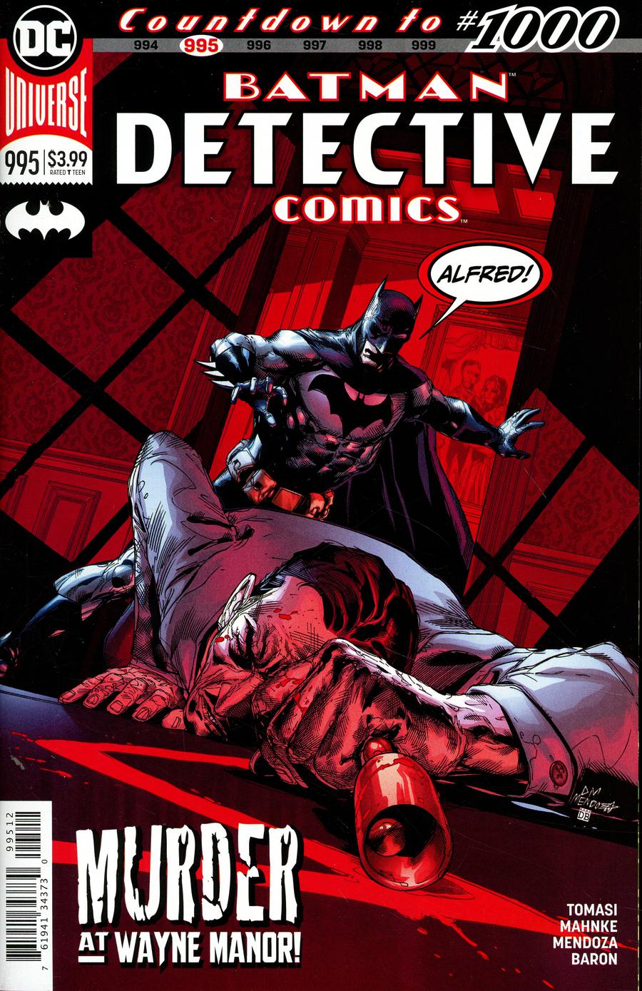 Detective Comics Vol 2 #995 Cover C 2nd Ptg Variant Doug Mahnke Cover