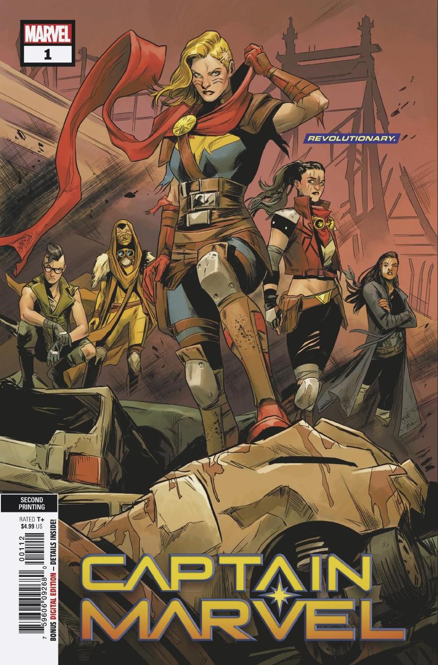 Captain Marvel Vol 9 #1 Cover M 2nd Ptg Variant Carmen Nunez Camero Cover