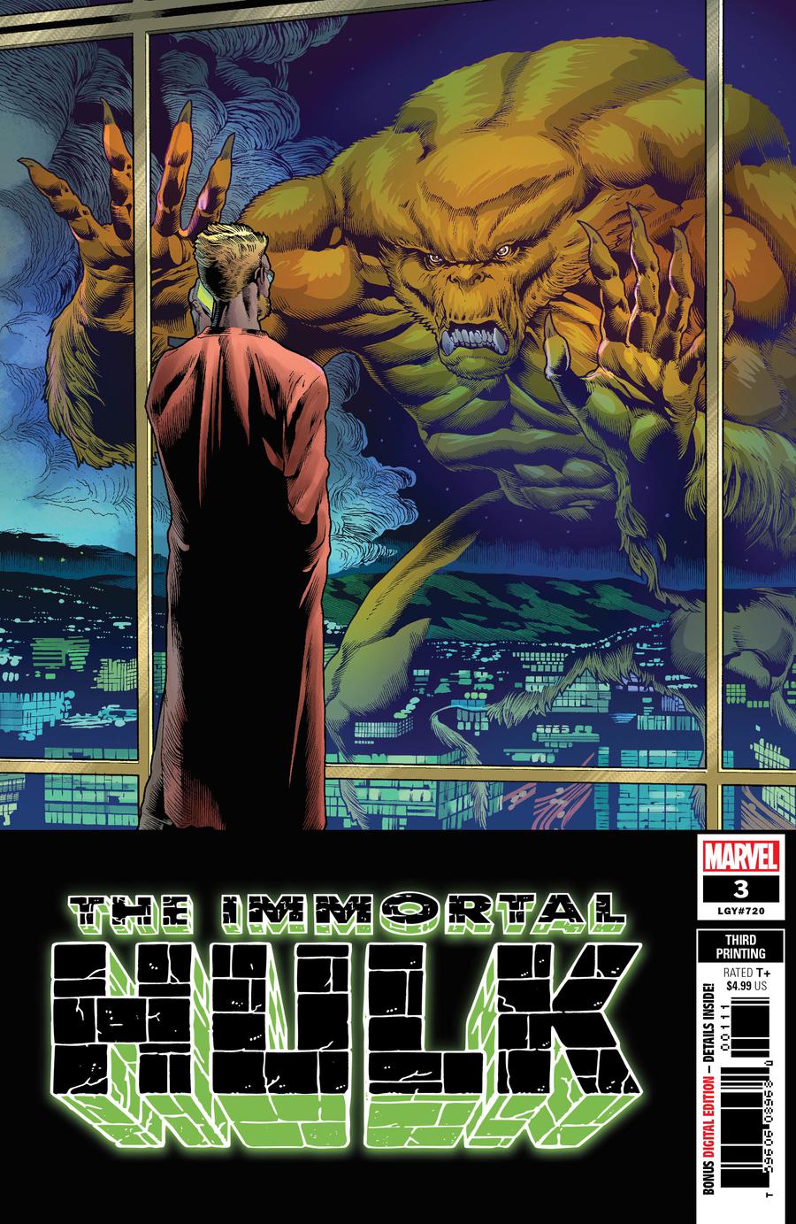 Immortal Hulk #3 Cover D 3rd Ptg Variant Garry Brown Cover