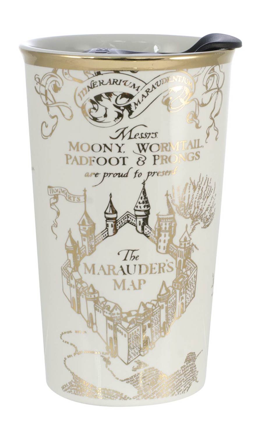 Harry Potter Gold Marauders Map Tumbler