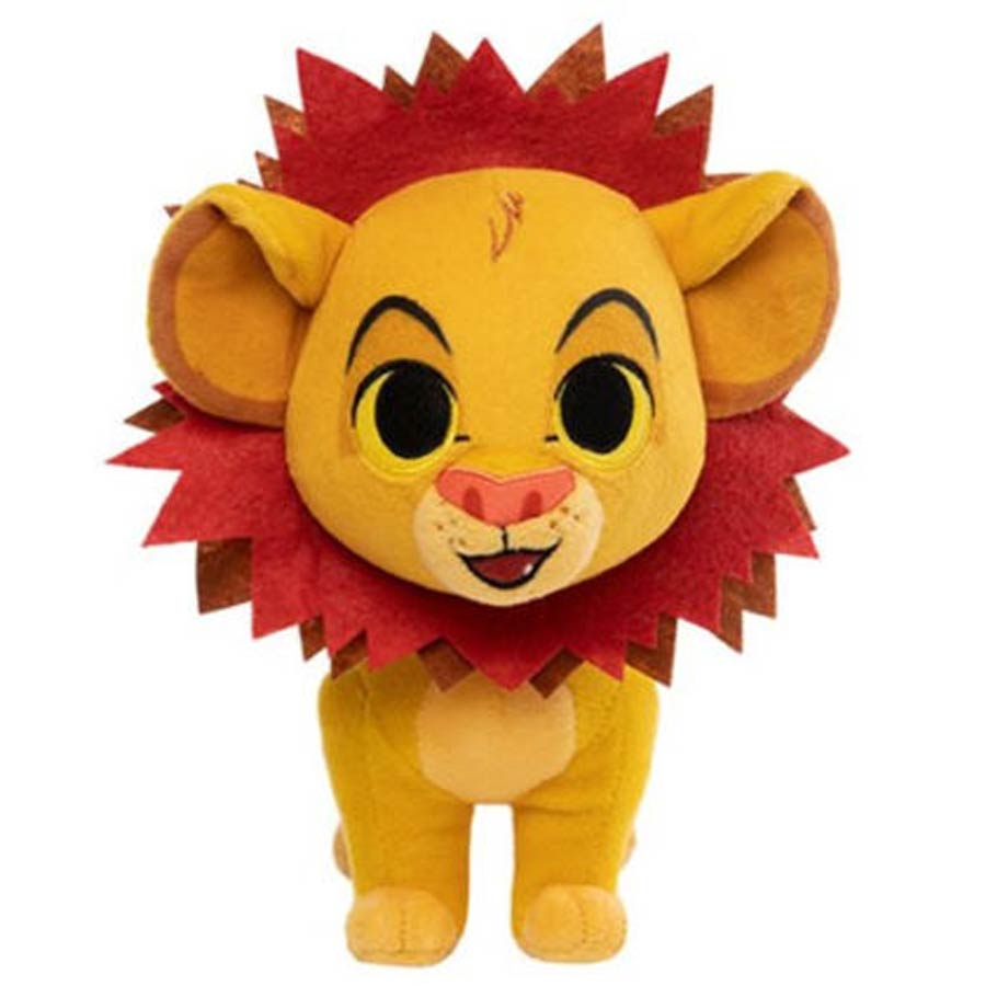 Disneys Lion King Plushie - Simba With Fake Mane