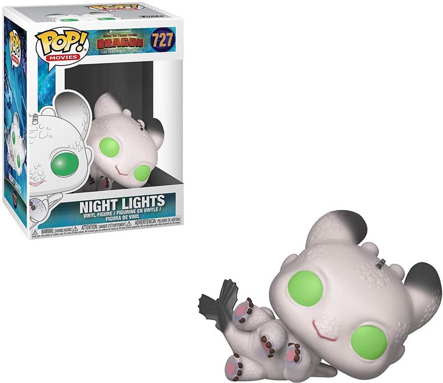 POP Movies 727 How To Train Your Dragon Hidden World Night Lights 2 Vinyl Figure