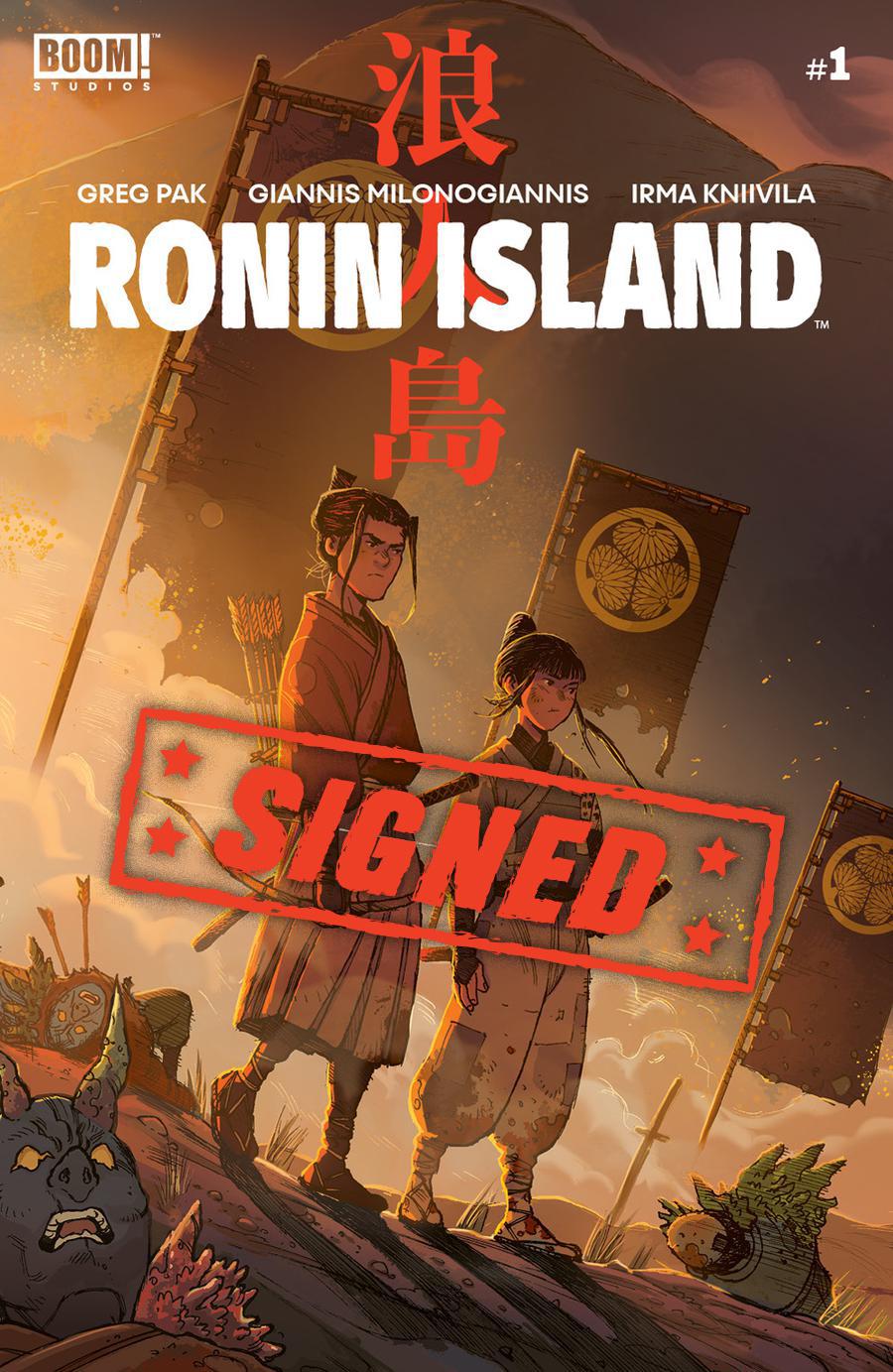Ronin Island #1 Cover E Regular Giannis Milonogiannis Cover Signed By Greg Pak