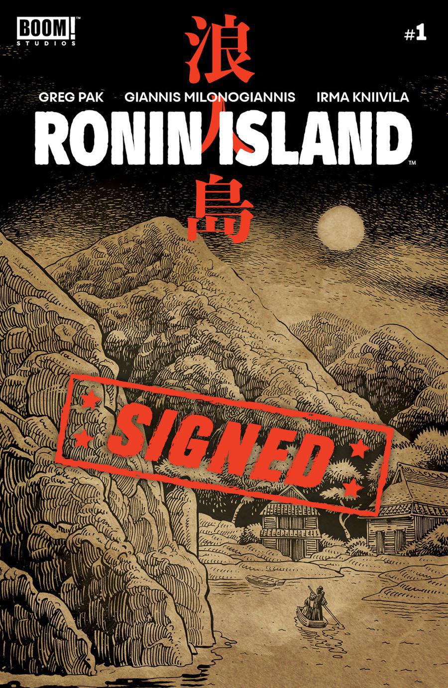 Ronin Island #1 Cover F Variant Ethan Young Preorder Cover Signed By Greg Pak