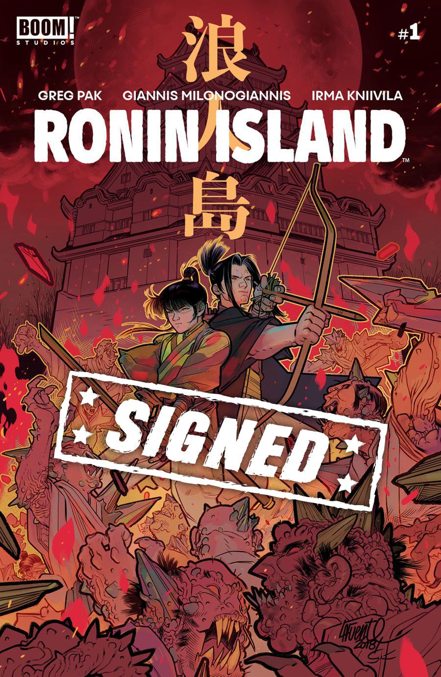 Ronin Island #1 Cover H Incentive David Lafuente Virgin Variant Cover Signed By Greg Pak