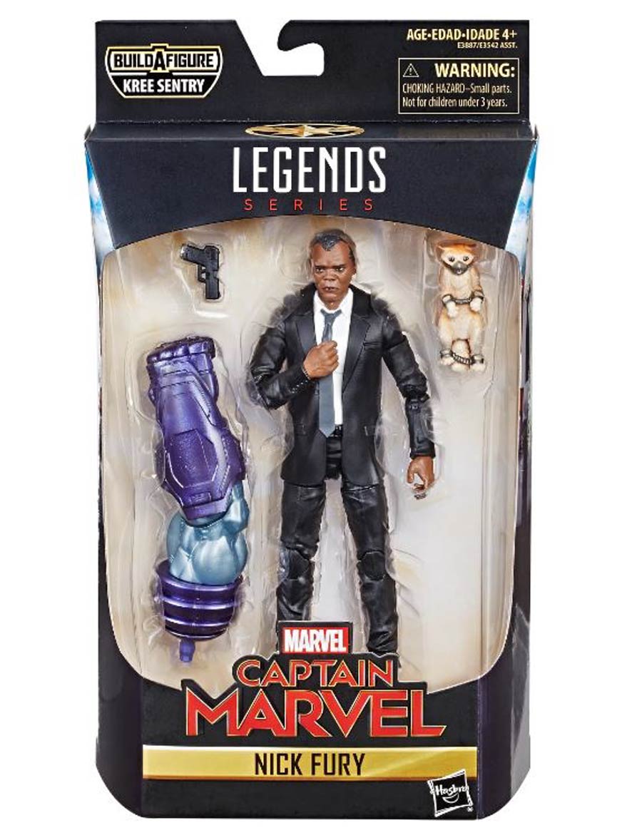 Marvel Captain Marvel Legends 6-Inch Action Figure - Nick Fury
