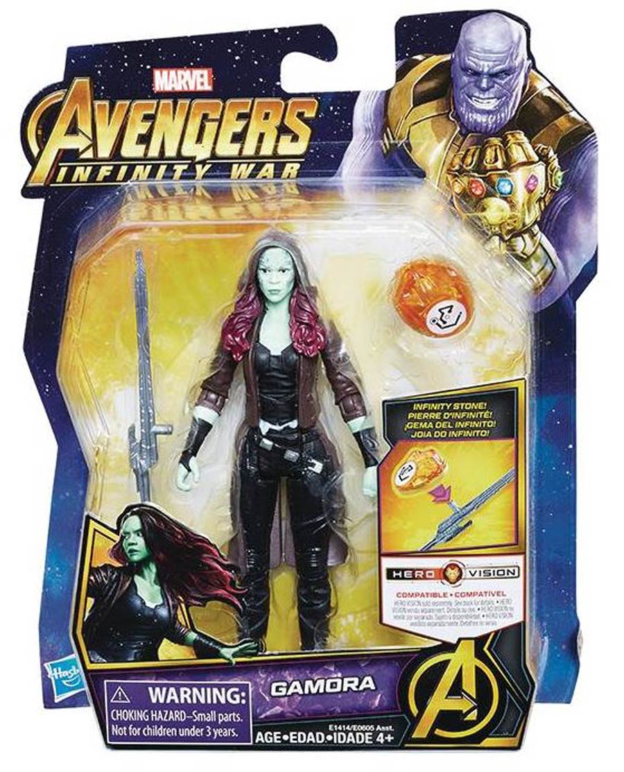 Avengers Infinity War 6-Inch Action Figure With Infinity Stone Assortment 201802 - Gamora