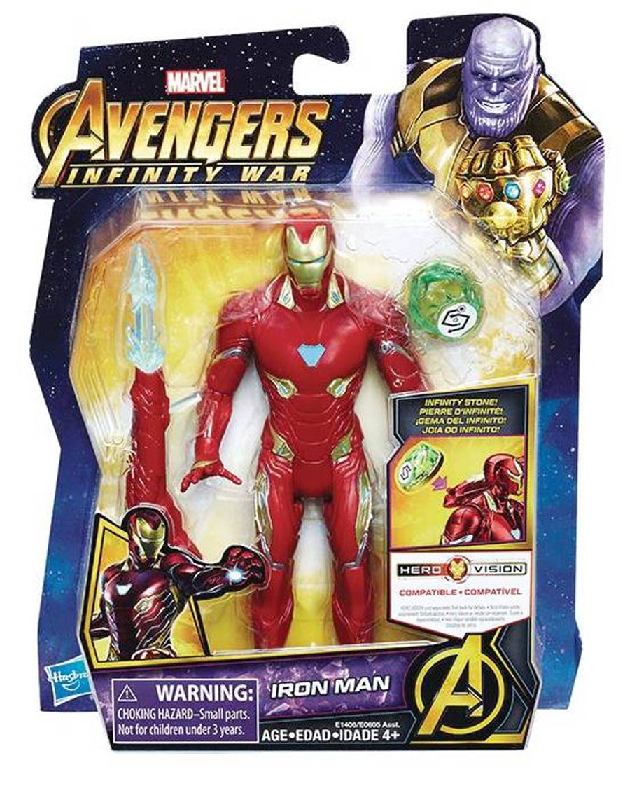 Avengers Infinity War 6-Inch Action Figure With Infinity Stone Assortment 201802 - Iron Man