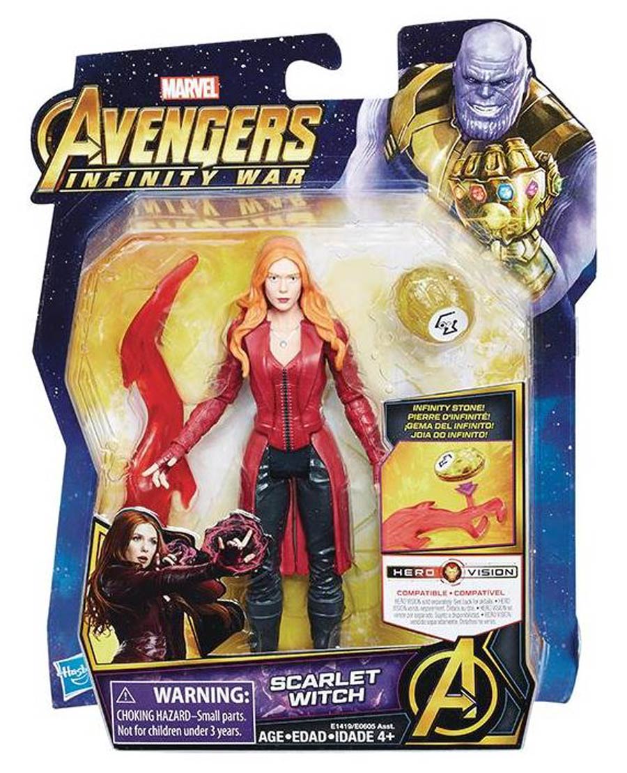 Avengers Infinity War 6-Inch Action Figure With Infinity Stone Assortment 201802 - Scarlet Witch