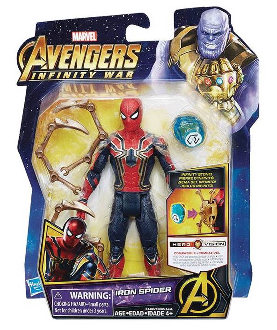 Avengers Infinity War 6-Inch Action Figure With Infinity Stone Assortment 201802 - Spider-Man