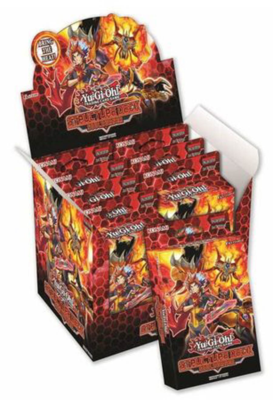 Yu-Gi-Oh Soulburner Structure Deck Display Of 8 Decks