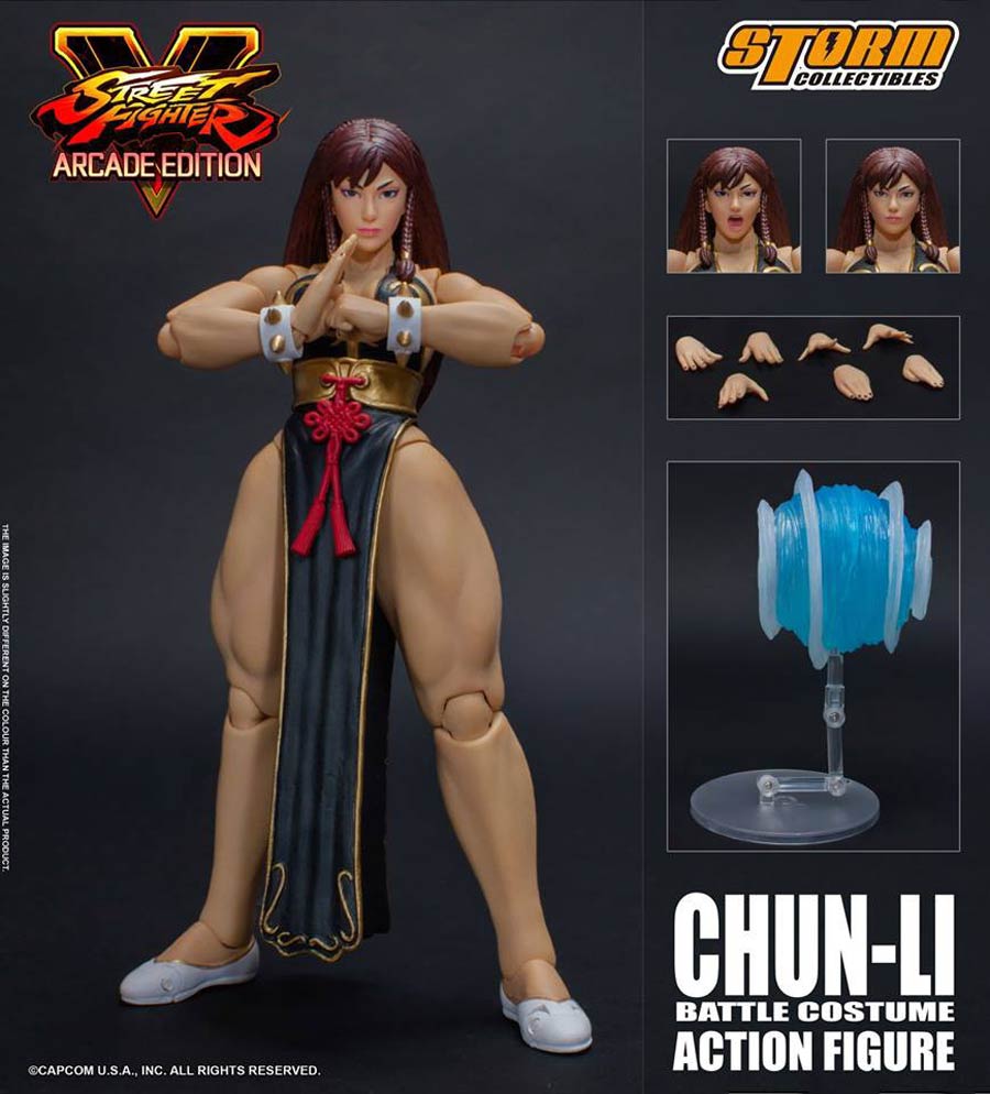 Street Fighter V Arcade Edition 1/12 - Hot Chun-Li 2018 Event Exclusive Action Figure