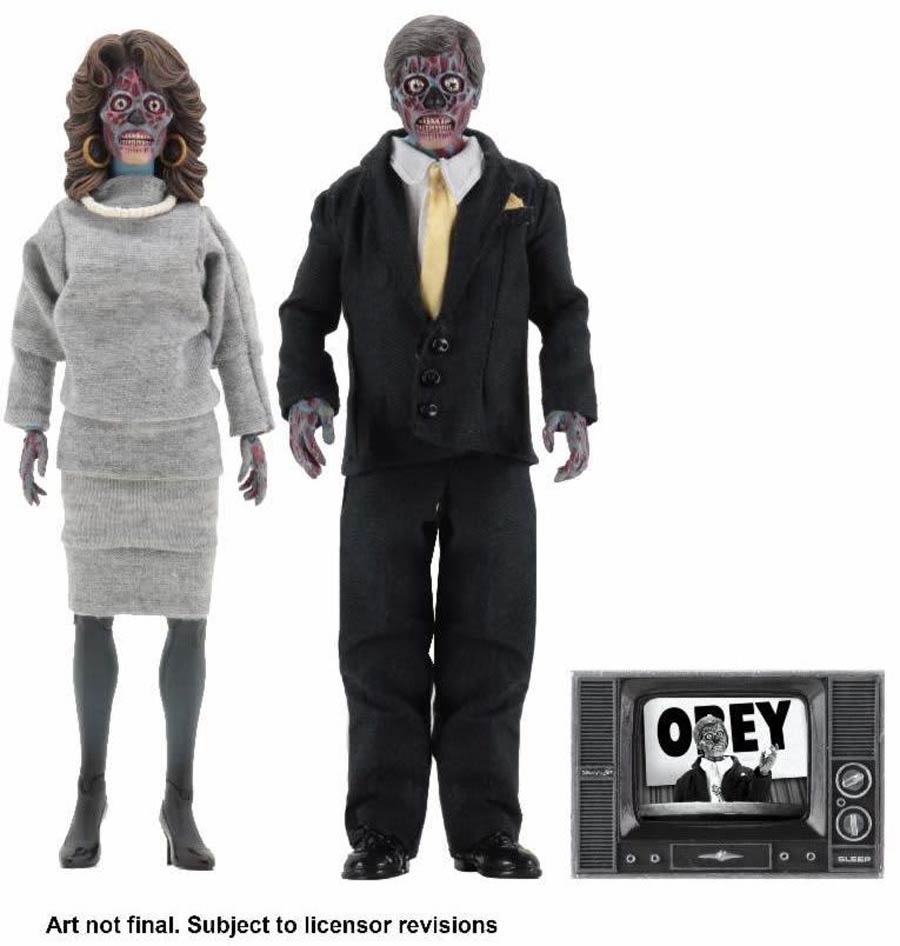 They Live Clothed 8-Inch 2-Pack Action Figure