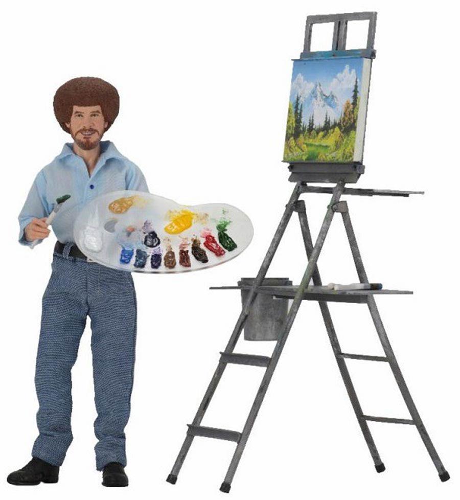 Bob Ross Clothed 8-Inch Action Figure