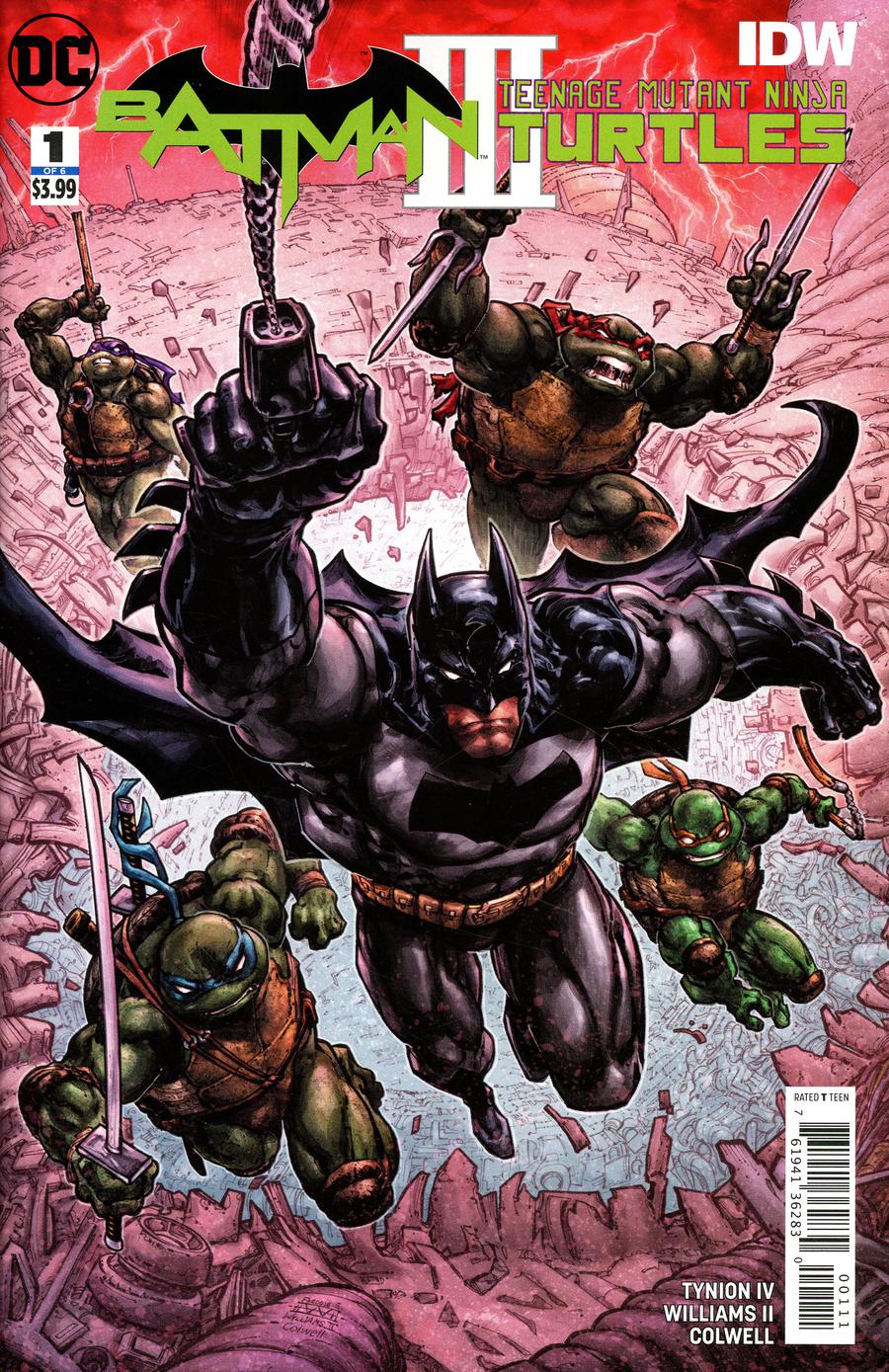 Batman Teenage Mutant Ninja Turtles III #1 Cover A Regular Freddie E Williams II Cover