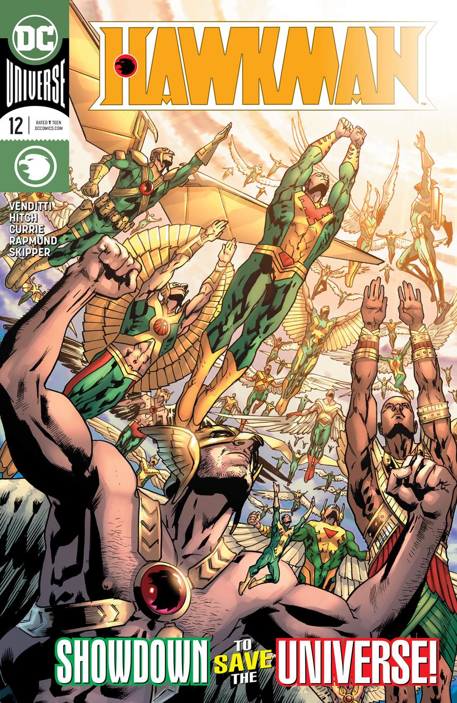 Hawkman Vol 5 #12 Cover A Regular Bryan Hitch Cover