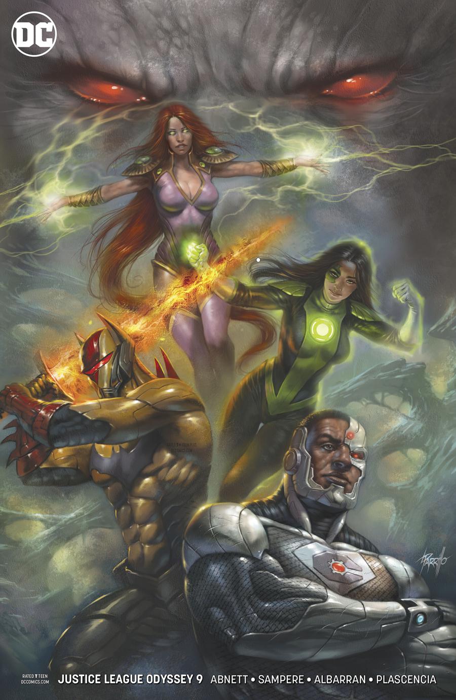 Justice League Odyssey #9 Cover B Variant Lucio Parrillo Cover