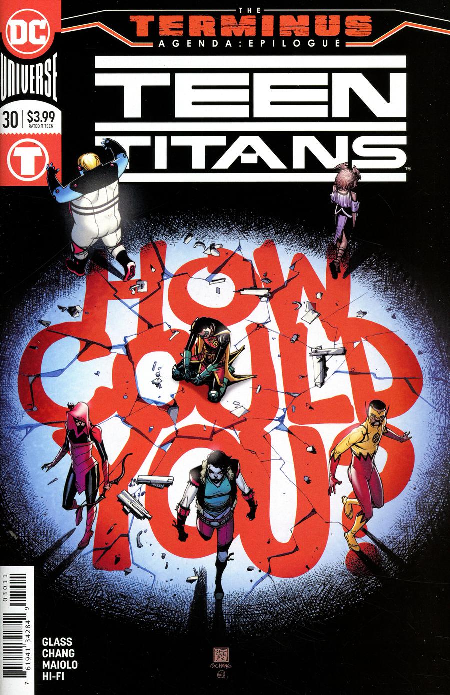 Teen Titans Vol 6 #30 Cover A Regular Bernard Chang Cover (Terminus Agenda Epilogue)