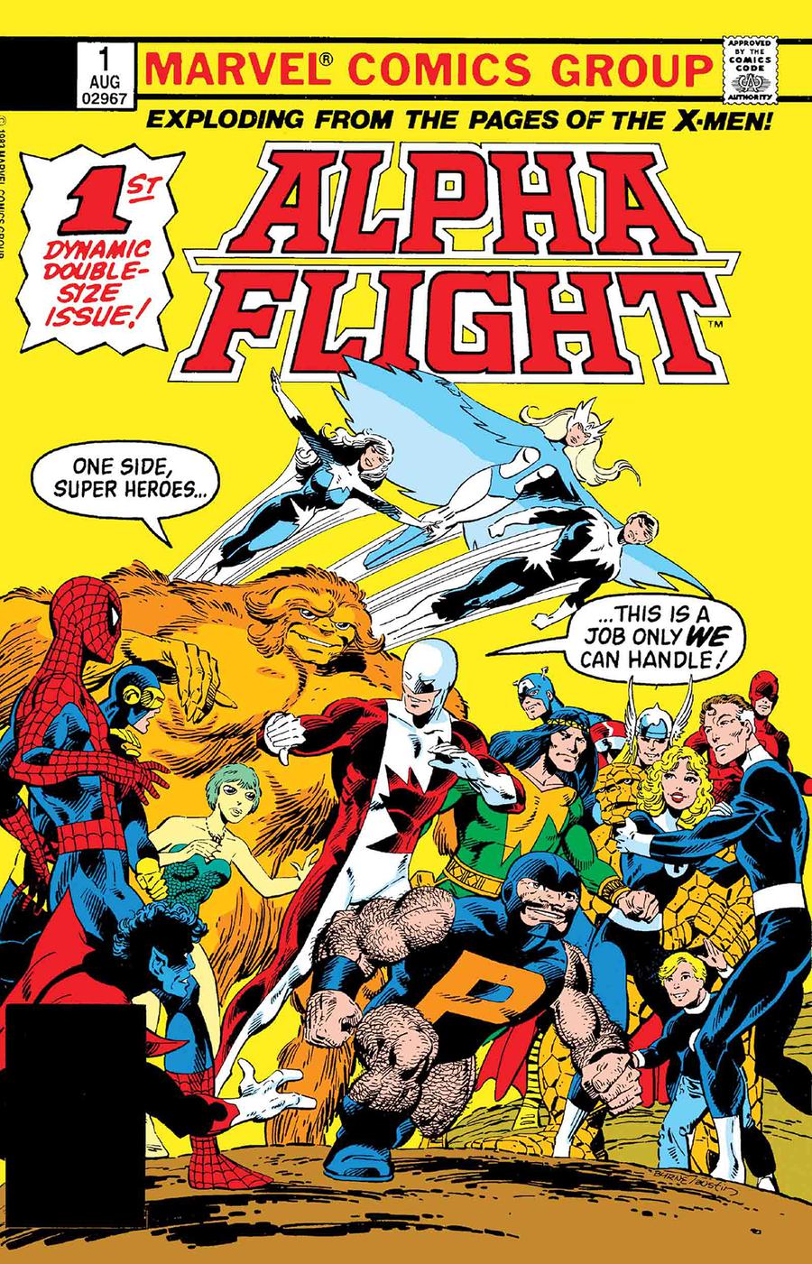 Alpha Flight #1 Cover B Facsimile Edition