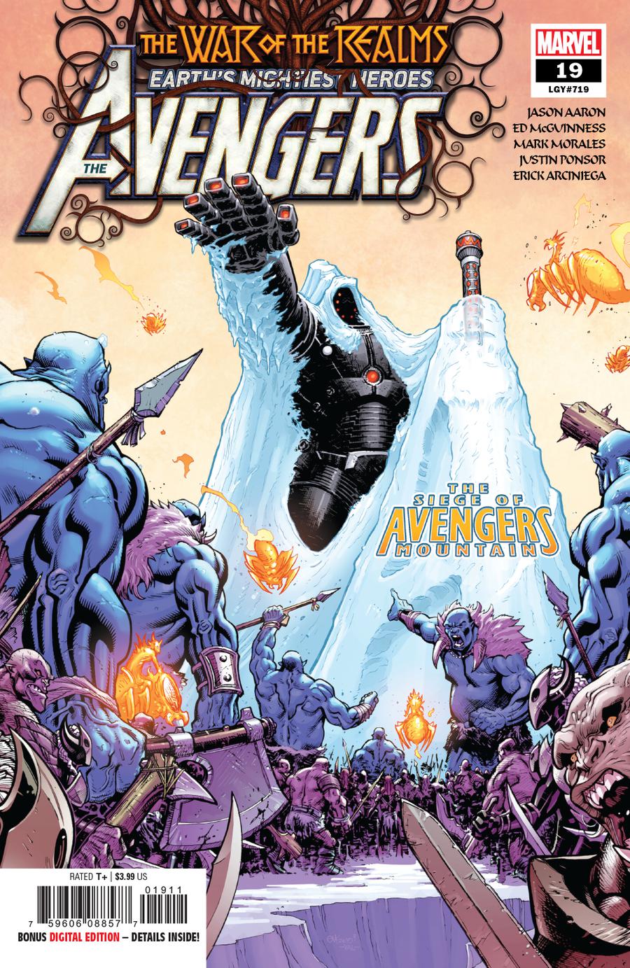 Avengers Vol 7 #19 Cover A Regular Ed McGuinness Cover (War Of The Realms Tie-In)