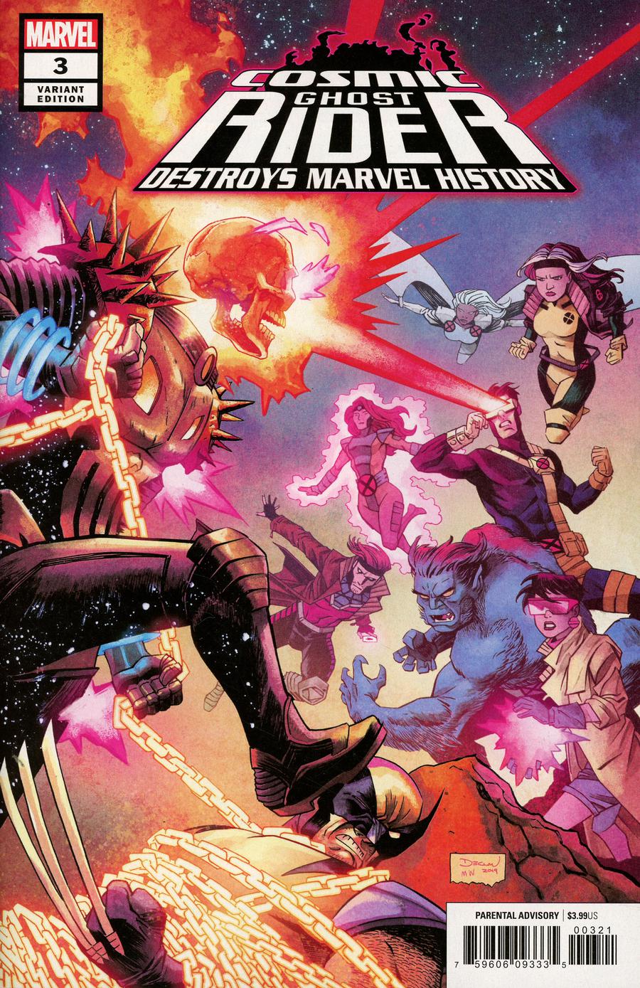 Cosmic Ghost Rider Destroys Marvel History #3 Cover B Variant Declan Shalvey Cover
