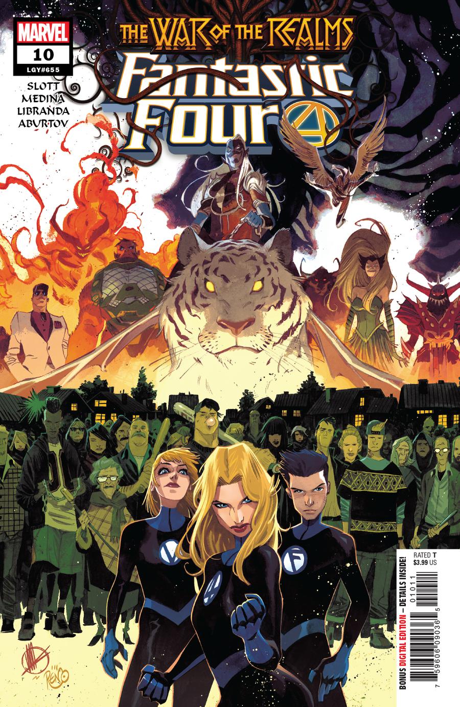 Fantastic Four Vol 6 #10 Cover A Regular Matteo Scalera Cover (War Of The Realms Tie-In)