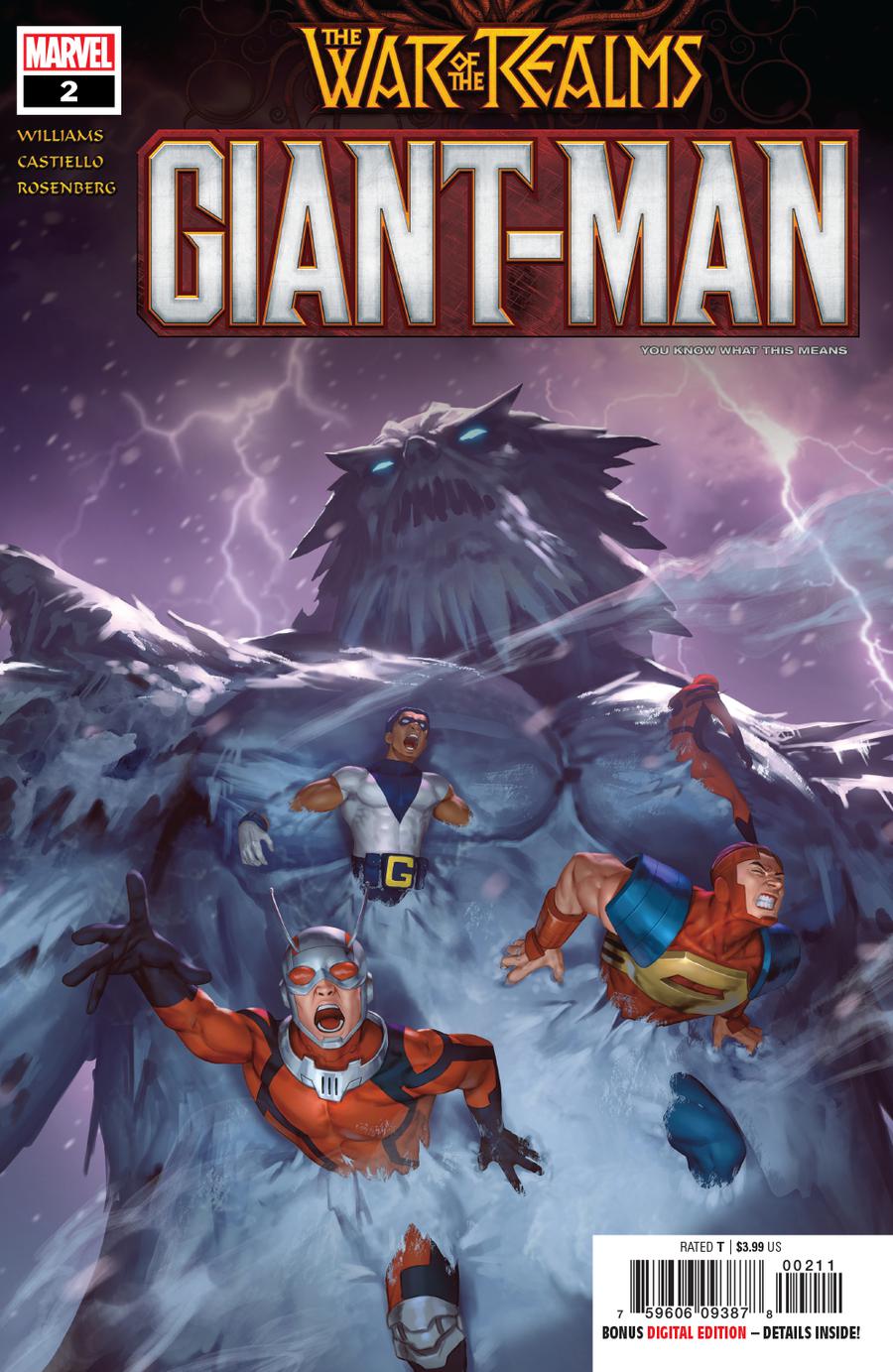 Giant-Man #2 Cover A Regular Woo Cheol Cover (War Of The Realms Tie-In)