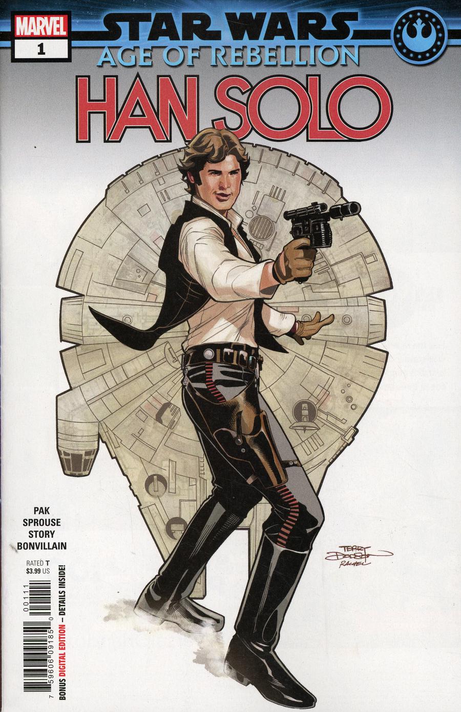 Star Wars Age Of Rebellion Han Solo #1 Cover A 1st Ptg Regular Terry Dodson & Rachel Dodson Cover