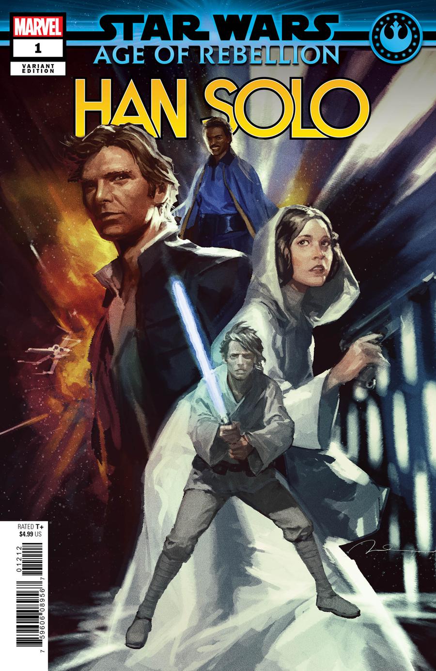 Star Wars Age Of Rebellion Han Solo #1 Cover C Variant Gerald Parel Heroes Cover