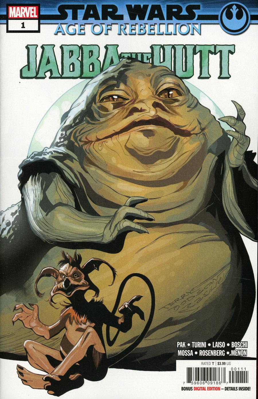 Star Wars Age Of Rebellion Jabba The Hutt #1 Cover A Regular Terry Dodson & Rachel Dodson Cover