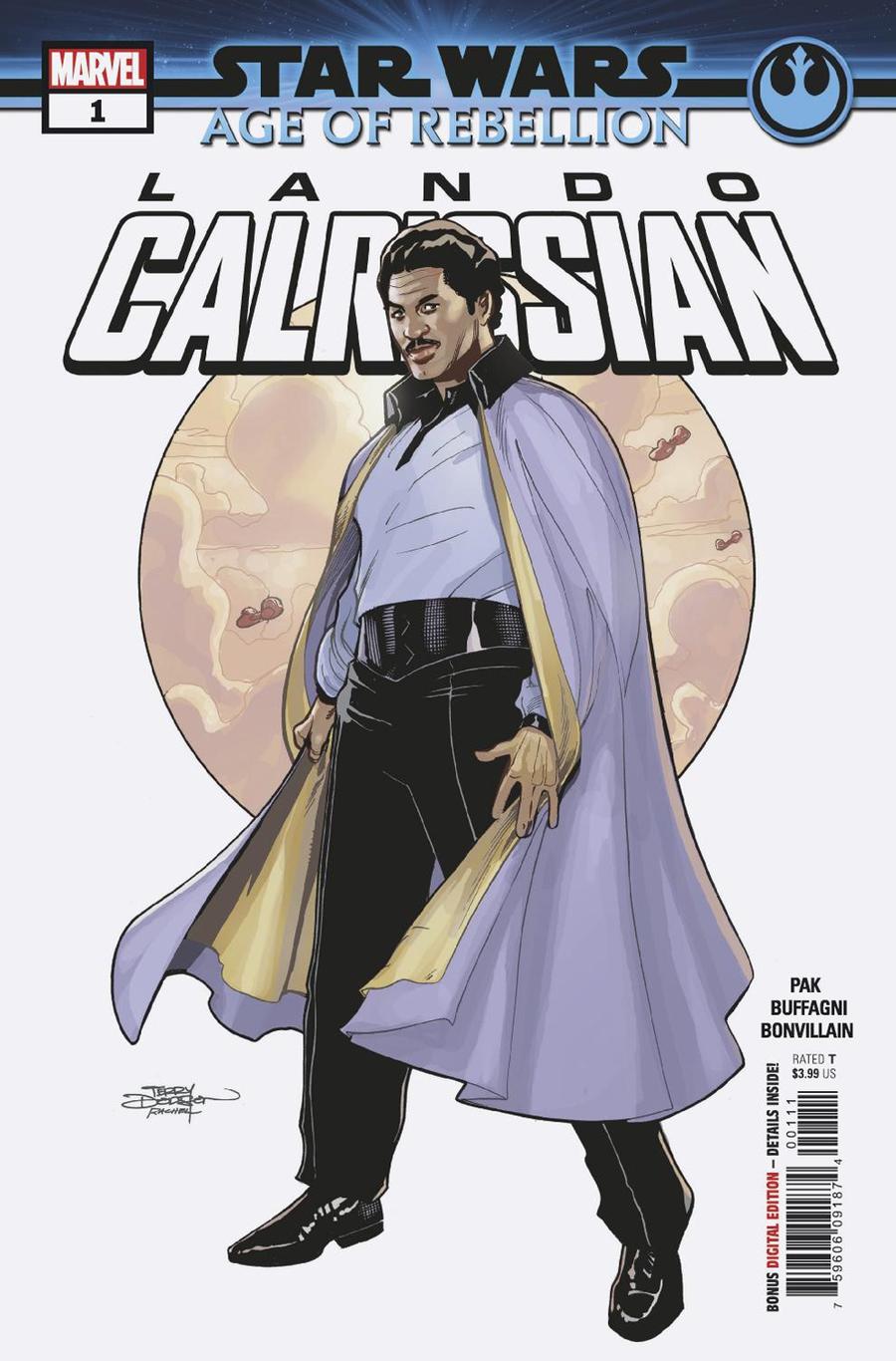 Star Wars Age Of Rebellion Lando Calrissian #1 Cover A Regular Terry Dodson & Rachel Dodson Cover