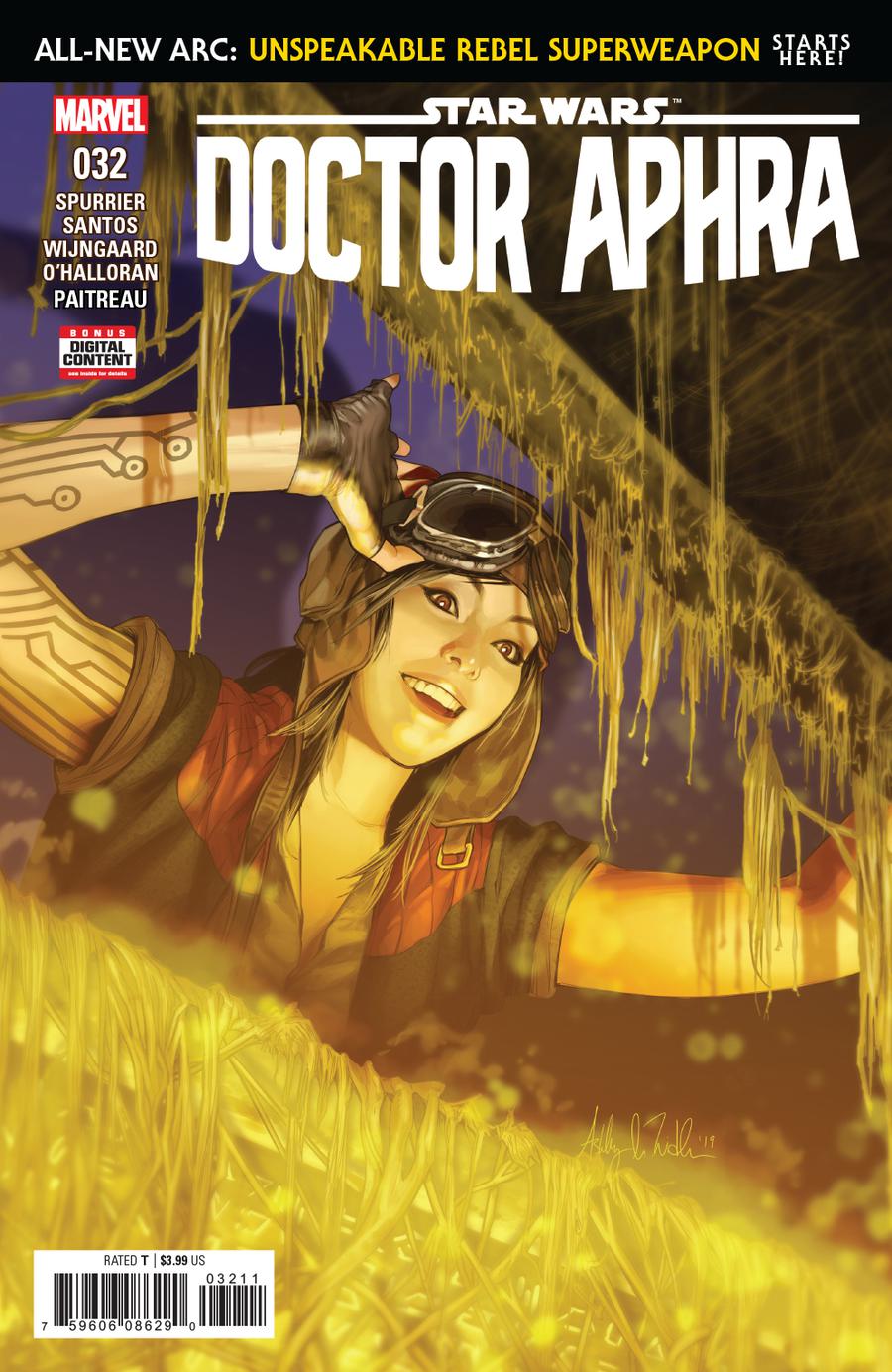 Star Wars Doctor Aphra #32 Cover A Regular Ashley Witter Cover