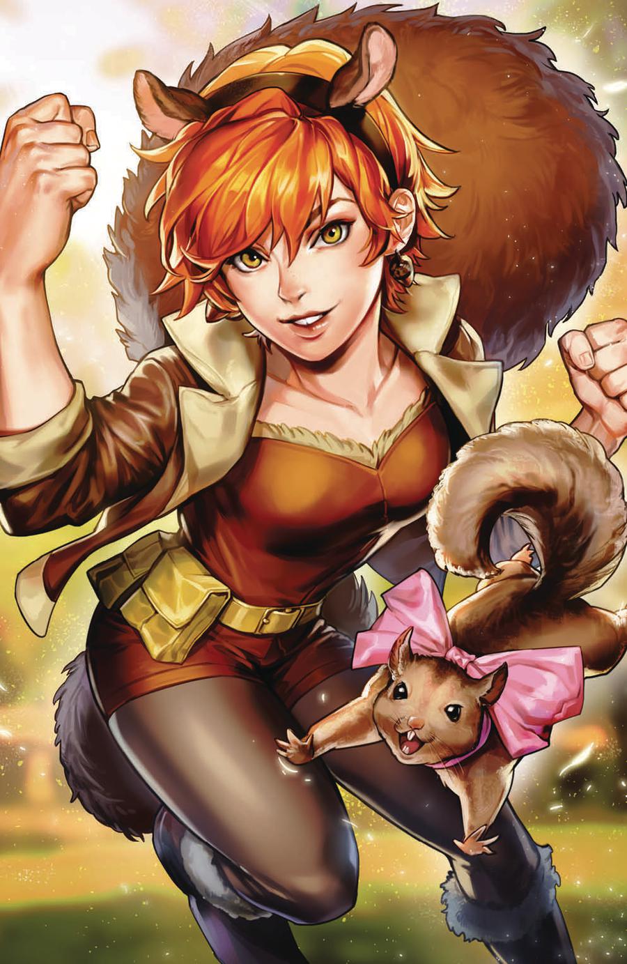 Unbeatable Squirrel Girl Vol 2 #44 Cover B Variant Sujin Jo Marvel Battle Lines Cover (War Of The Realms Tie-In)
