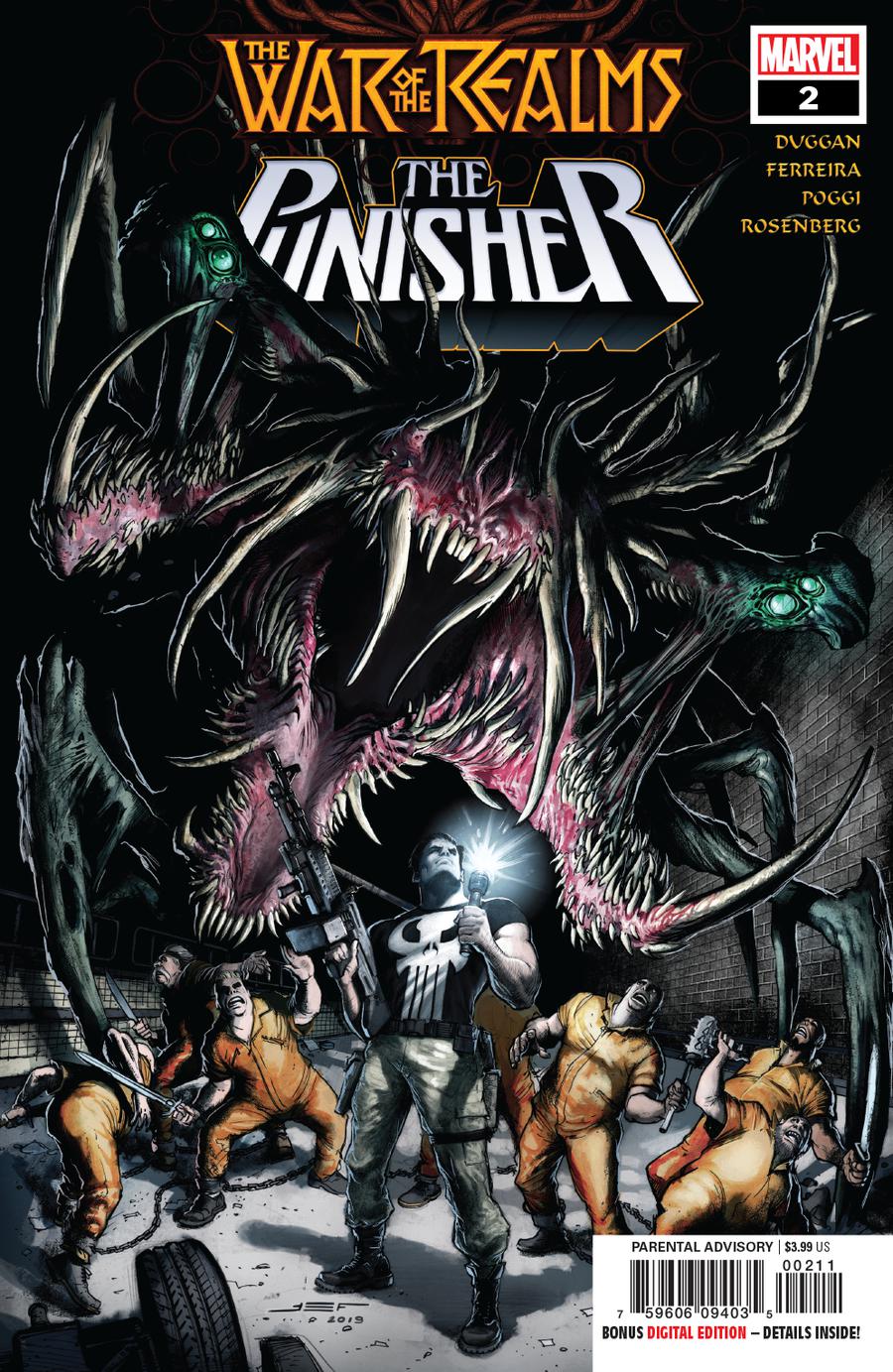 War Of The Realms Punisher #2 Cover A Regular Juan Ferreyra Cover