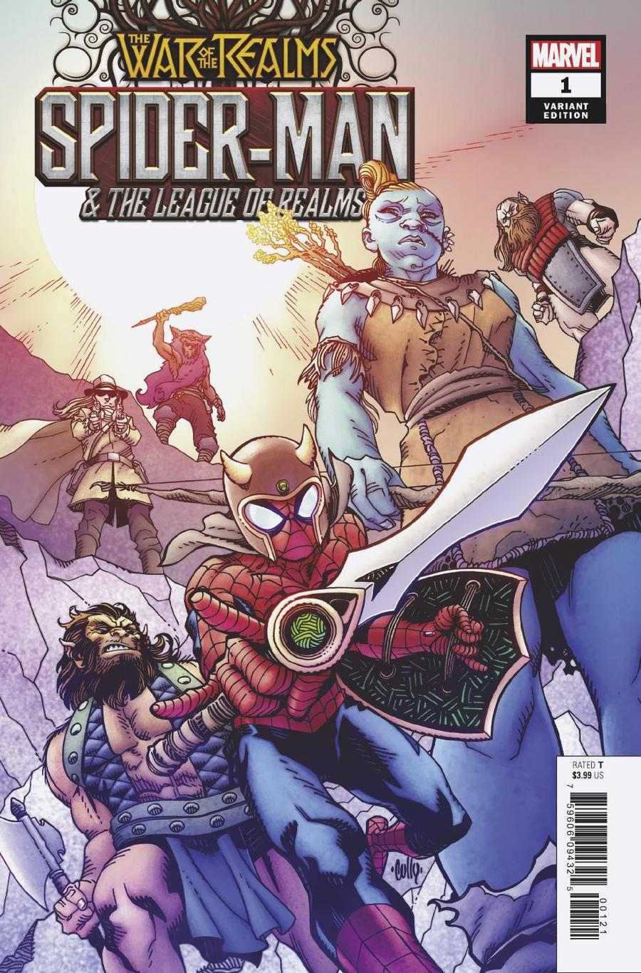 War Of The Realms Spider-Man And The League Of Realms #1 Cover B Variant Cully Hamner Cover