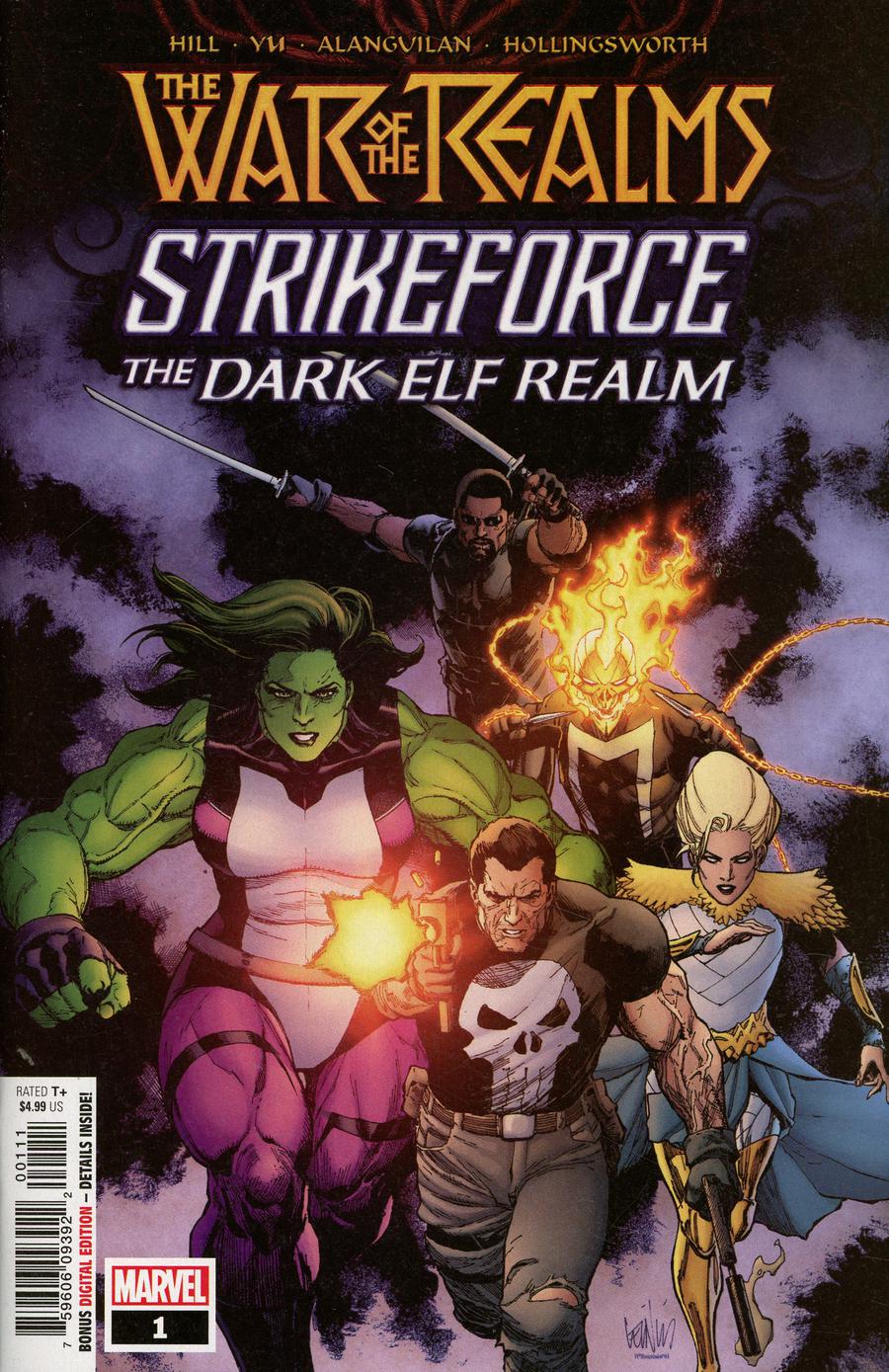 War Of The Realms Strikeforce Dark Elf Realm #1 Cover A Regular Leinil Francis Yu Cover