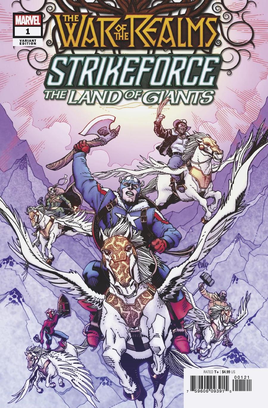 War Of The Realms Strikeforce Land Of Giants 1 Cover B - 
