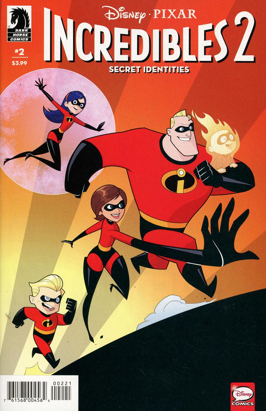 Disney Incredibles 2 Secret Identities #2 Cover B Variant Kawaii Creative Studio Cover