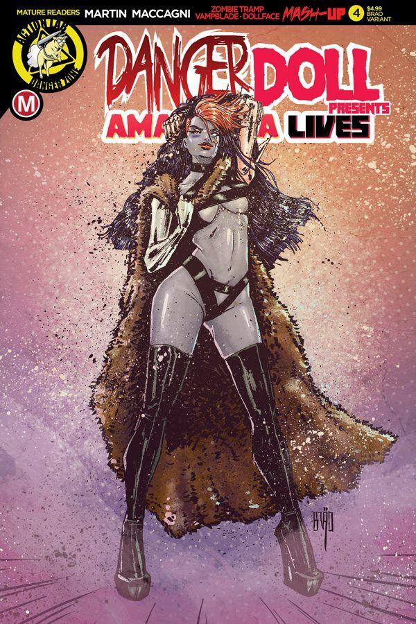 Danger Doll Squad Presents Amalgama Lives #4 Cover E Variant Brao Action Figue Cover