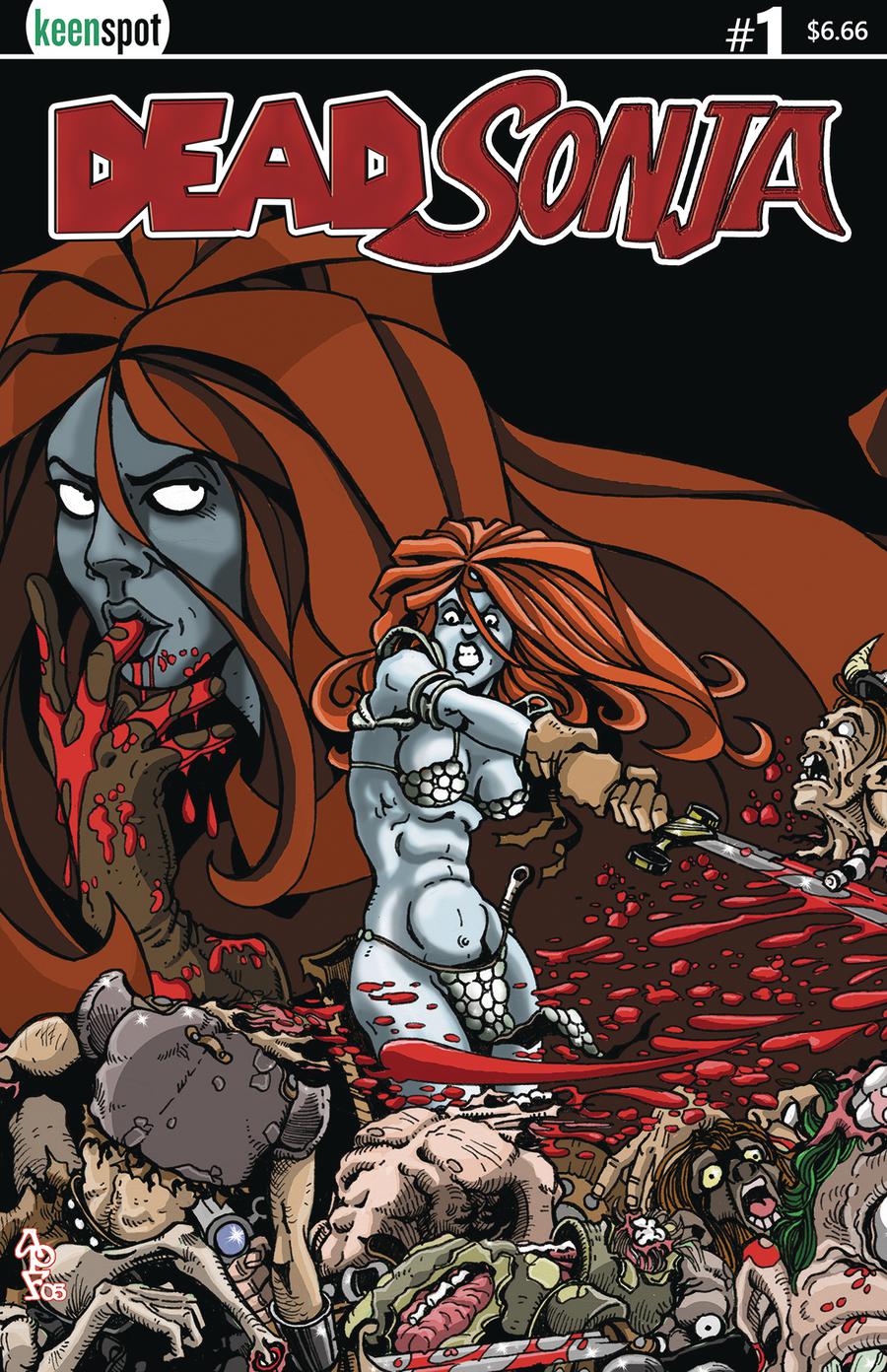 Dead Sonja #1 Cover B Variant Bloodbath Cover