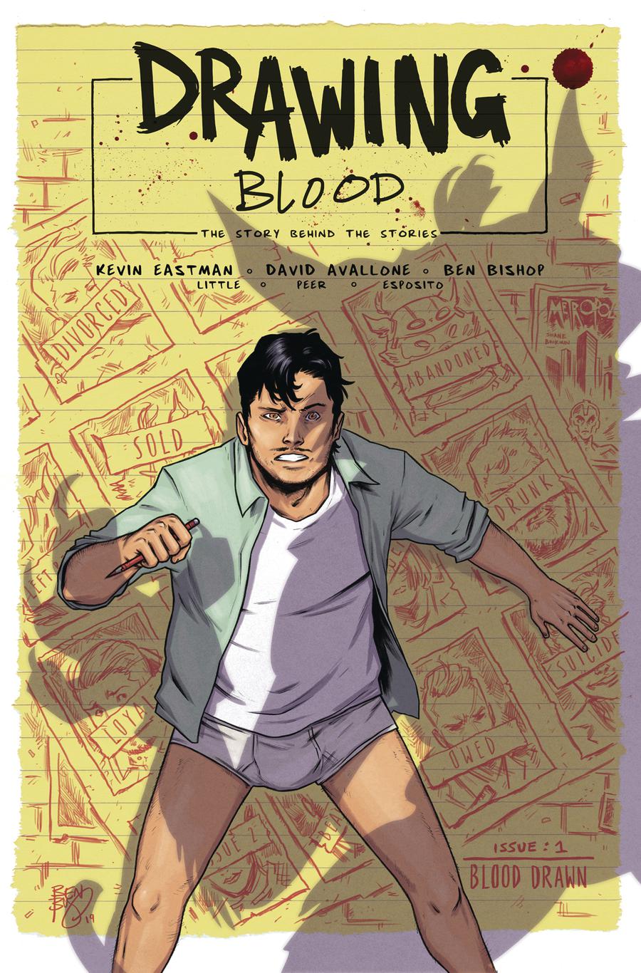 Drawing Blood Spilled Ink #1 Cover A Regular Ben Bishop Cover