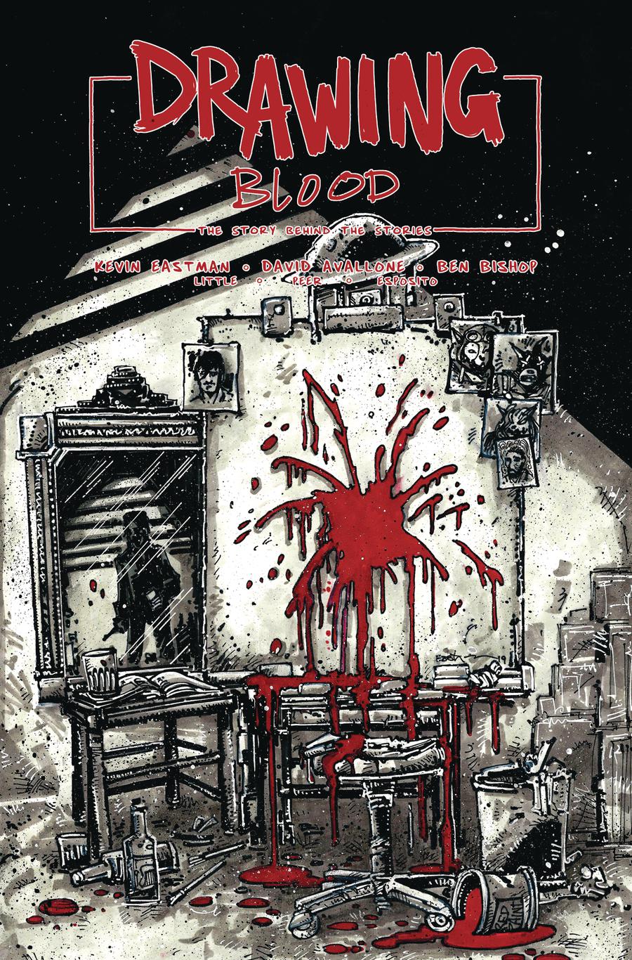 Drawing Blood Spilled Ink #1 Cover B Variant Kevin Eastman Cover