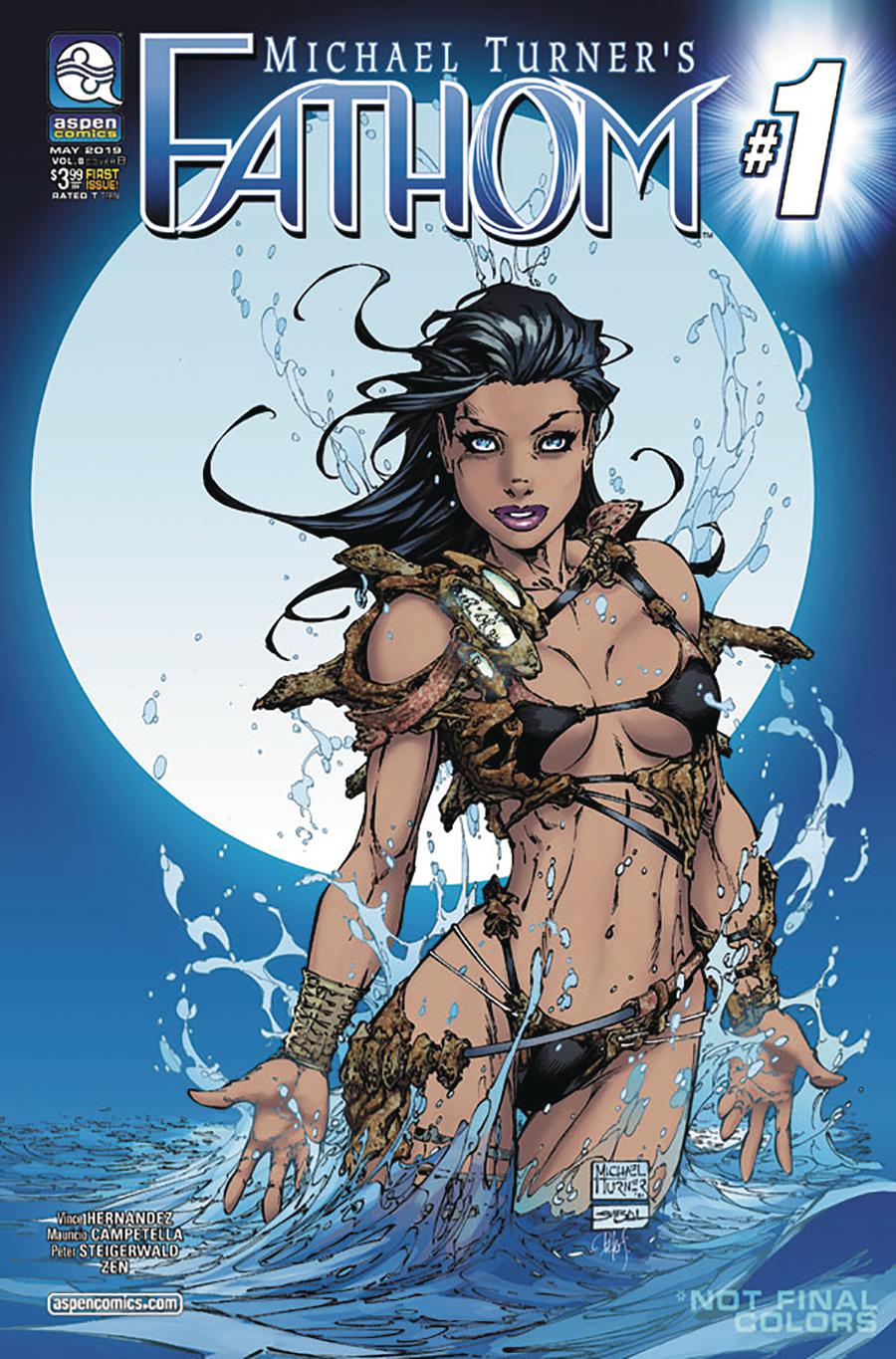 Fathom Vol 6 #1 Cover B Variant Michael Turner Cover