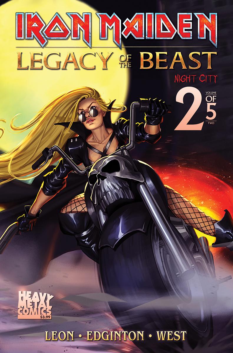 Iron Maiden Legacy Of The Beast Vol 2 Night City #2 Cover B