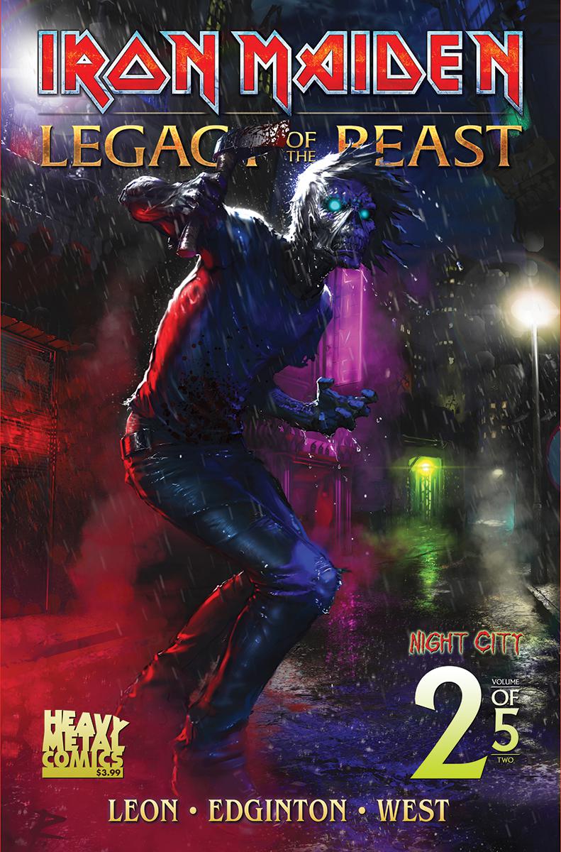 Iron Maiden Legacy Of The Beast Vol 2 Night City #2 Cover C