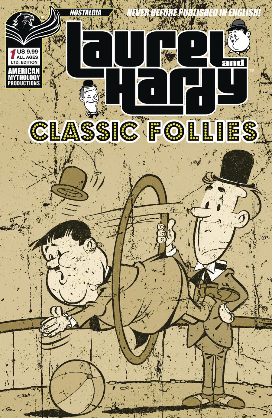 Laurel And Hardy Classic Follies #1 Cover B Variant Limited Edition Cover